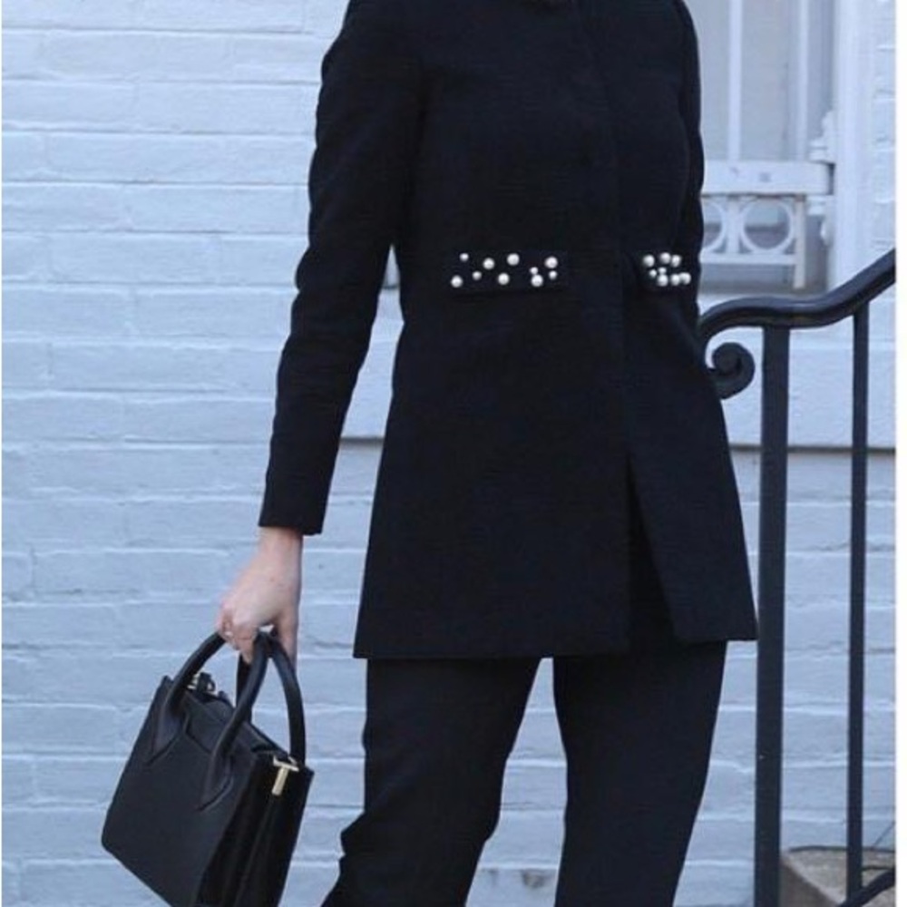 Zara Studded Blazer Coat in Black, Size M NWT - Picture 16 of 16